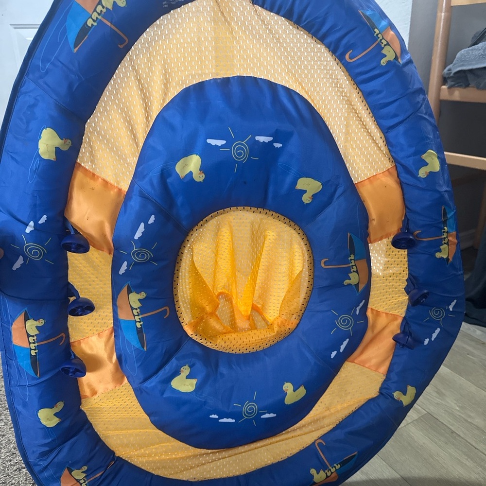 🦆 SwimWays Inflatable Baby Bath Seat – Cute Duck Design 🛁